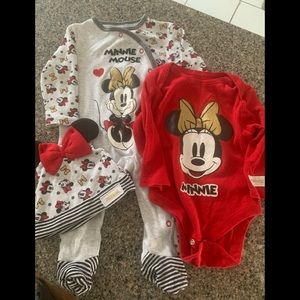Minnie Mouse three piece set